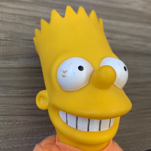 Vintage Bart Simpson Doll 1990 Matt Groening Cartoon character The Simpsons Toy - Picture 5 of 9
